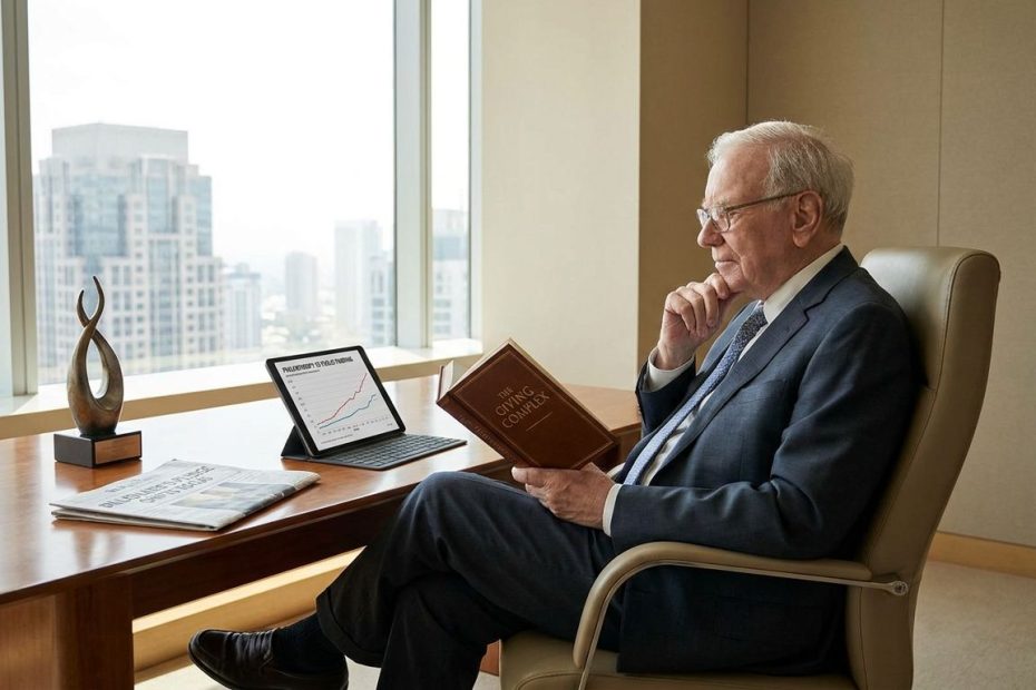 Wealthy donor reviewing charitable funding papers at a desk while discussing philanthropy and public impact